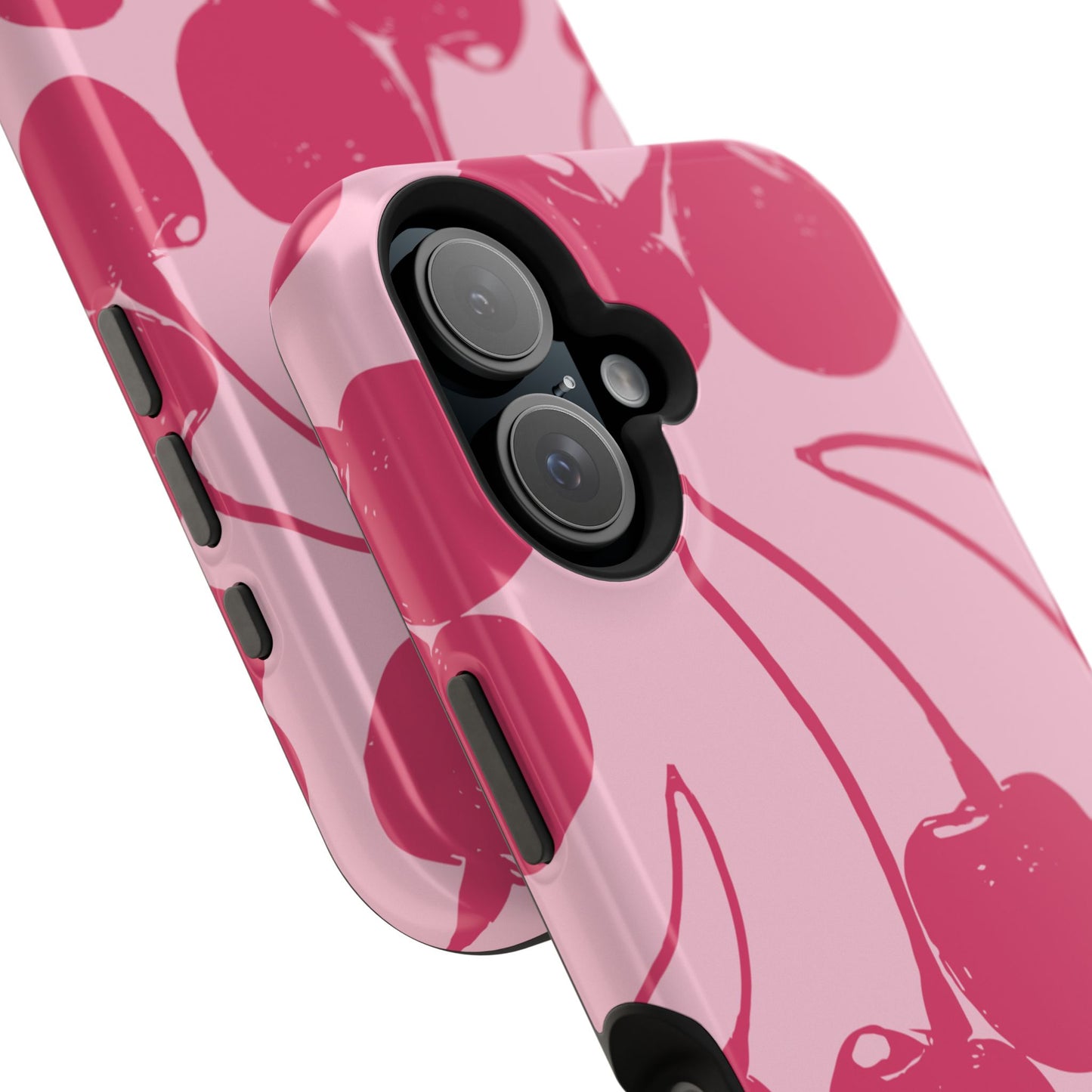Pink Juicy Cherry Impact-Resistant Case