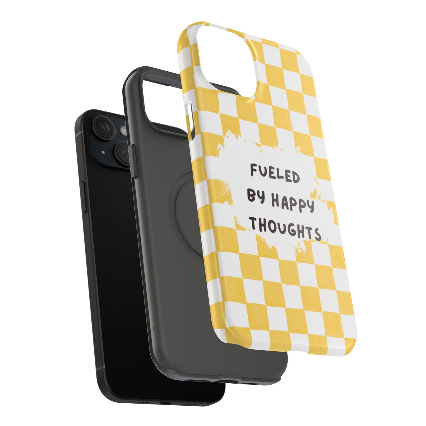 Fueled By Happy Thoughts Impact-Resistant Phone Case