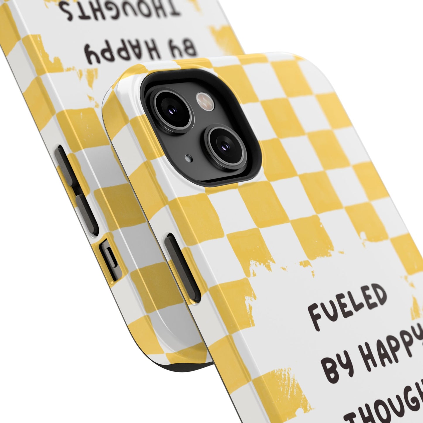 Fueled By Happy Thoughts Impact-Resistant Phone Case