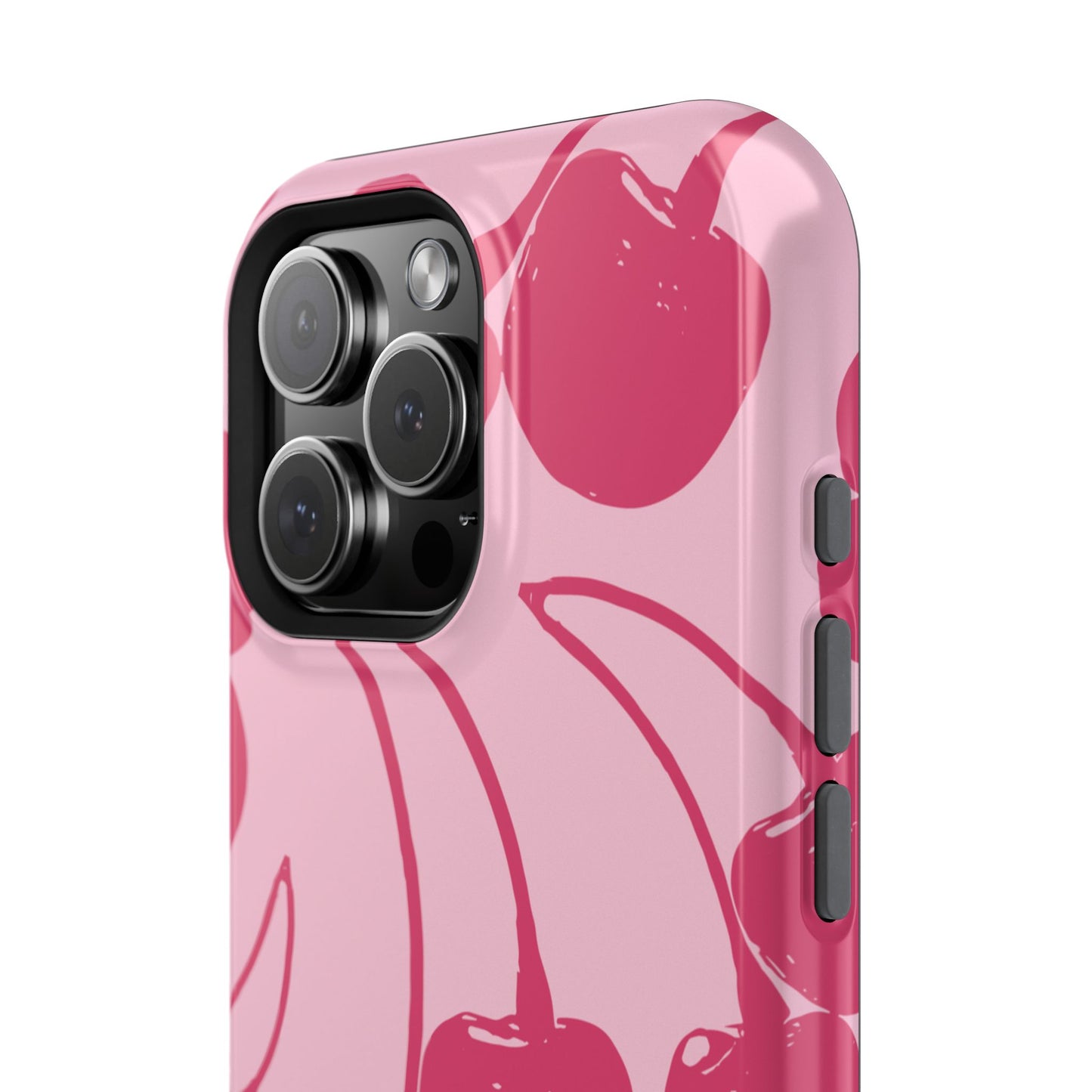 Pink Juicy Cherry Impact-Resistant Case