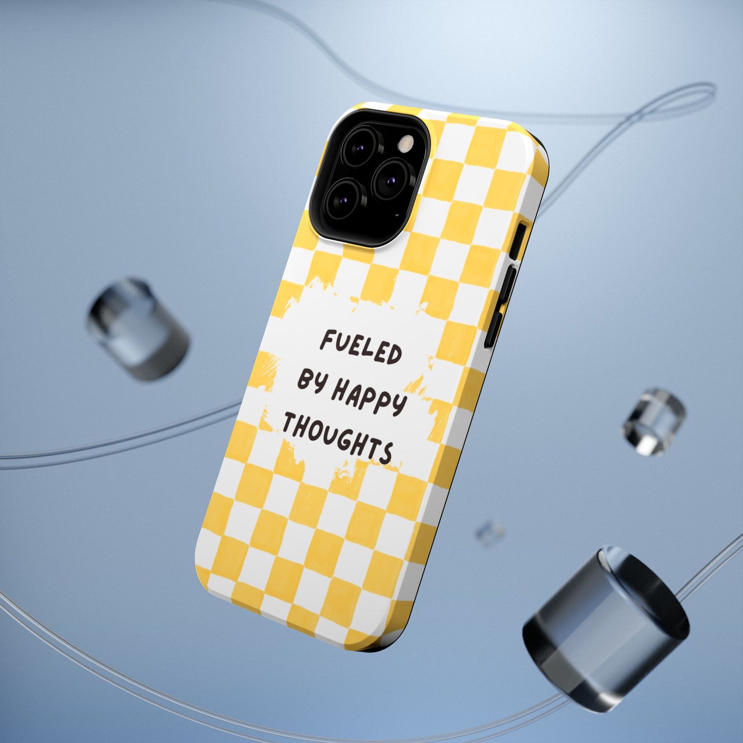 Fueled By Happy Thoughts Impact-Resistant Phone Case
