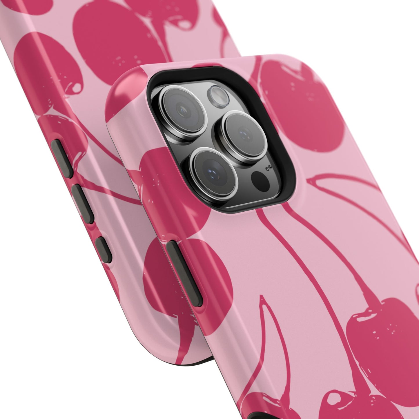 Pink Juicy Cherry Impact-Resistant Case