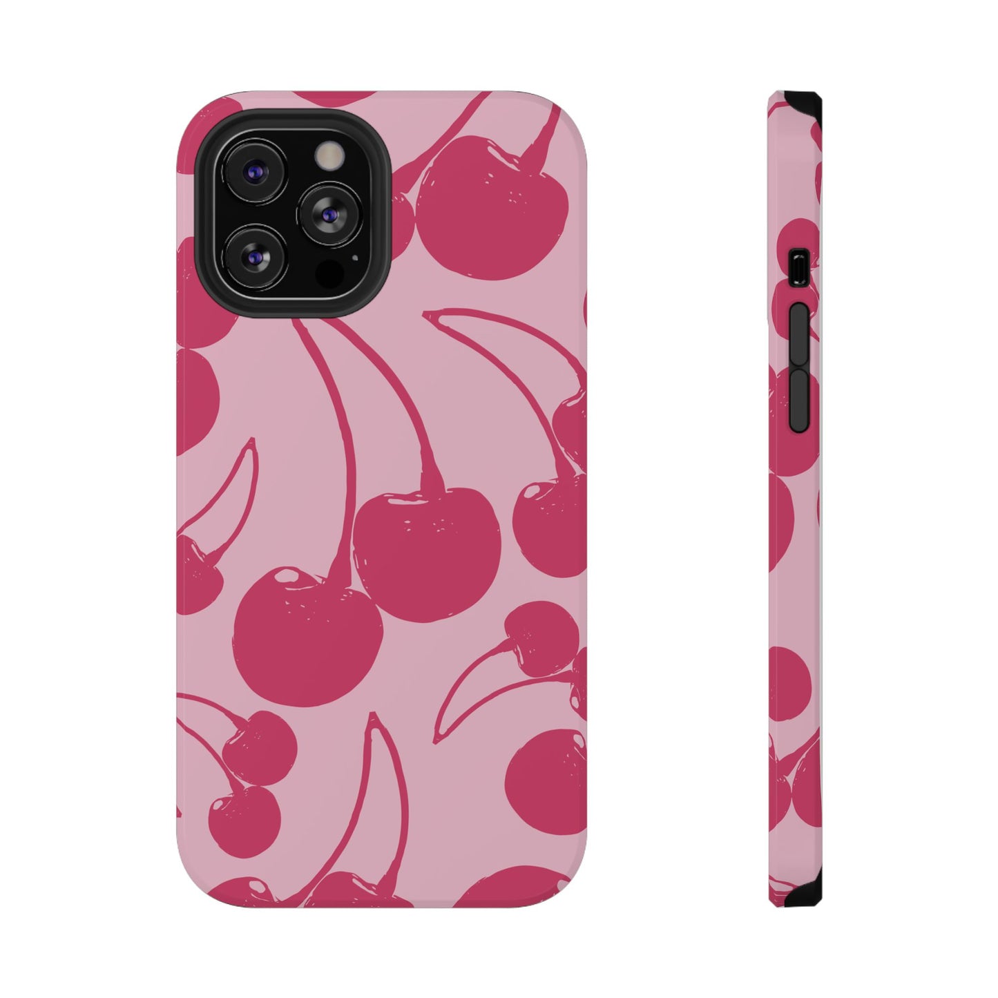 Pink Juicy Cherry Impact-Resistant Case