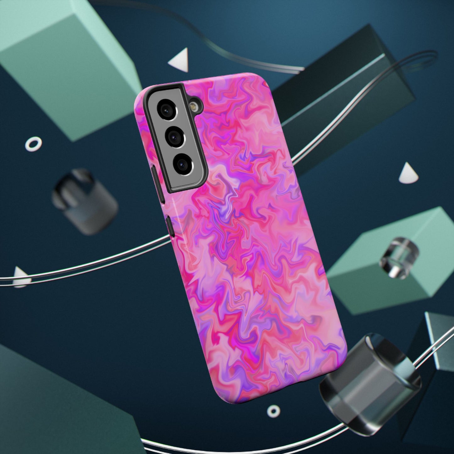 Hot Pink Fantasy Impact-Resistant Phone Case
