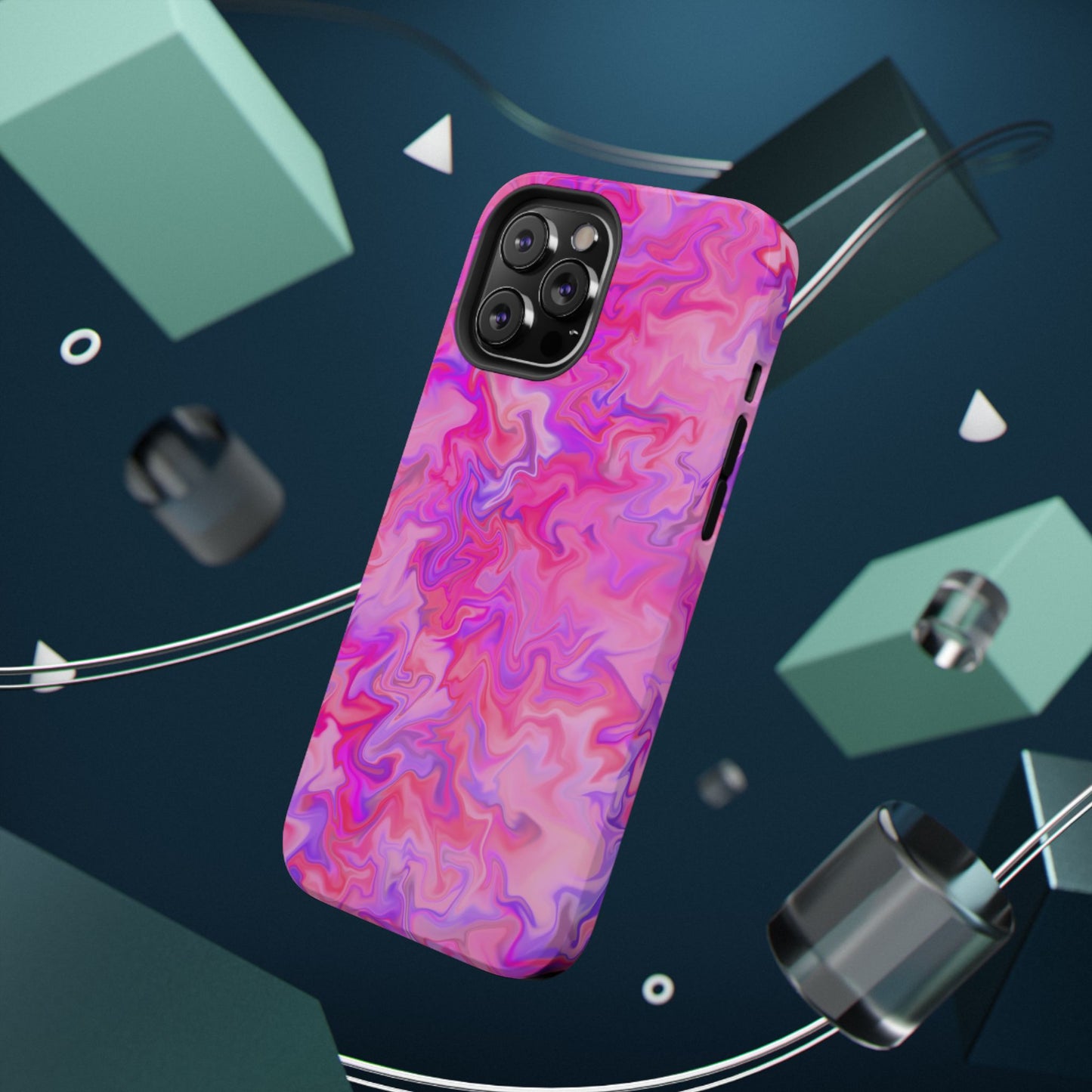 Hot Pink Fantasy Impact-Resistant Phone Case