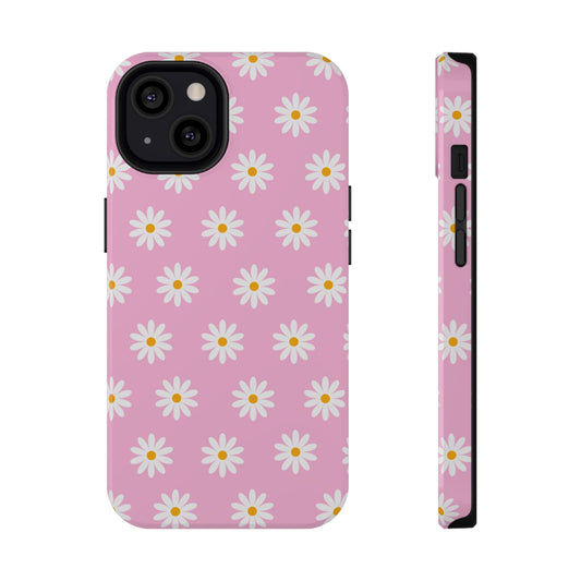 Pink Pastel Flora Impact-Resistant Phone Case