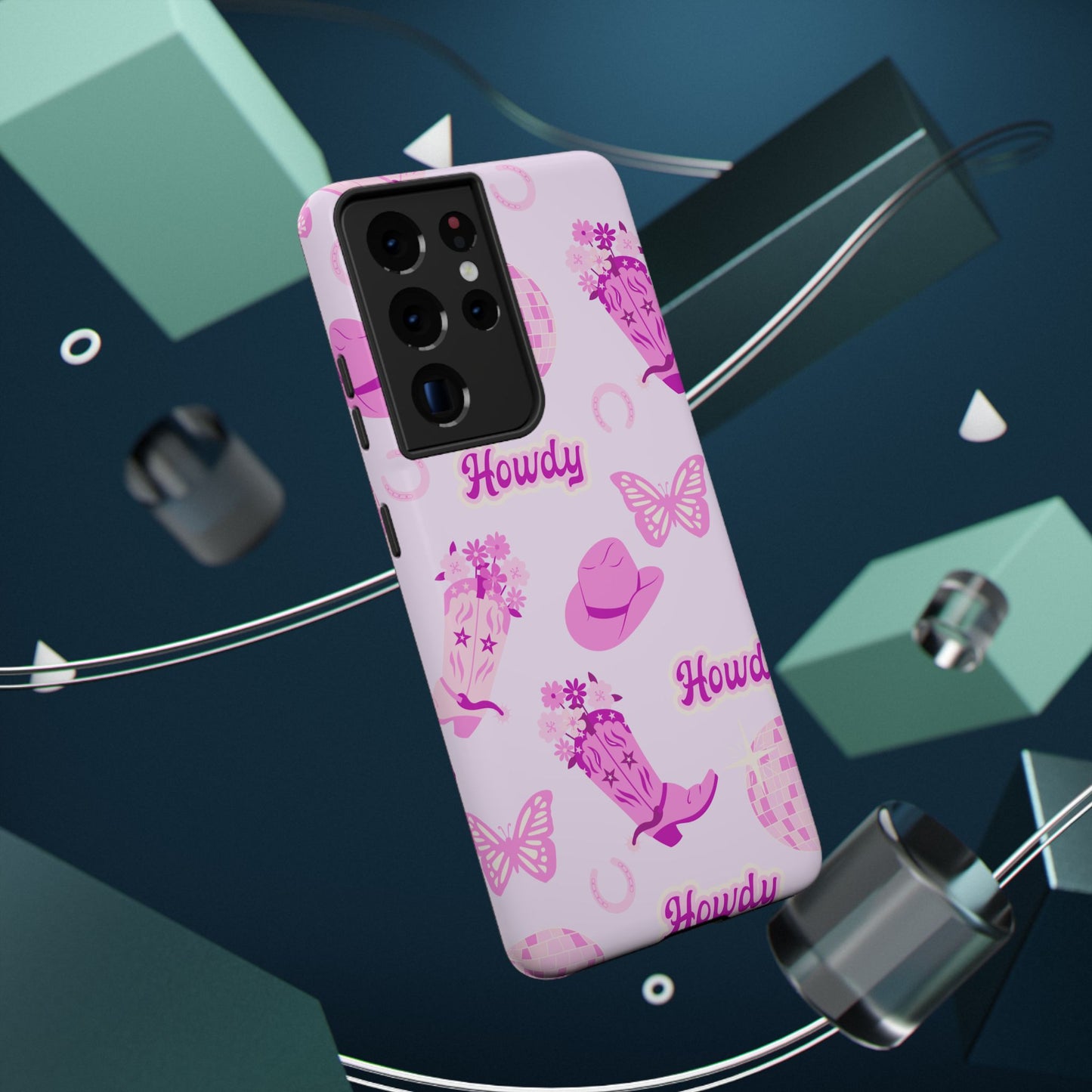 Howdy Cowgirl Impact-Resistant Phone Case