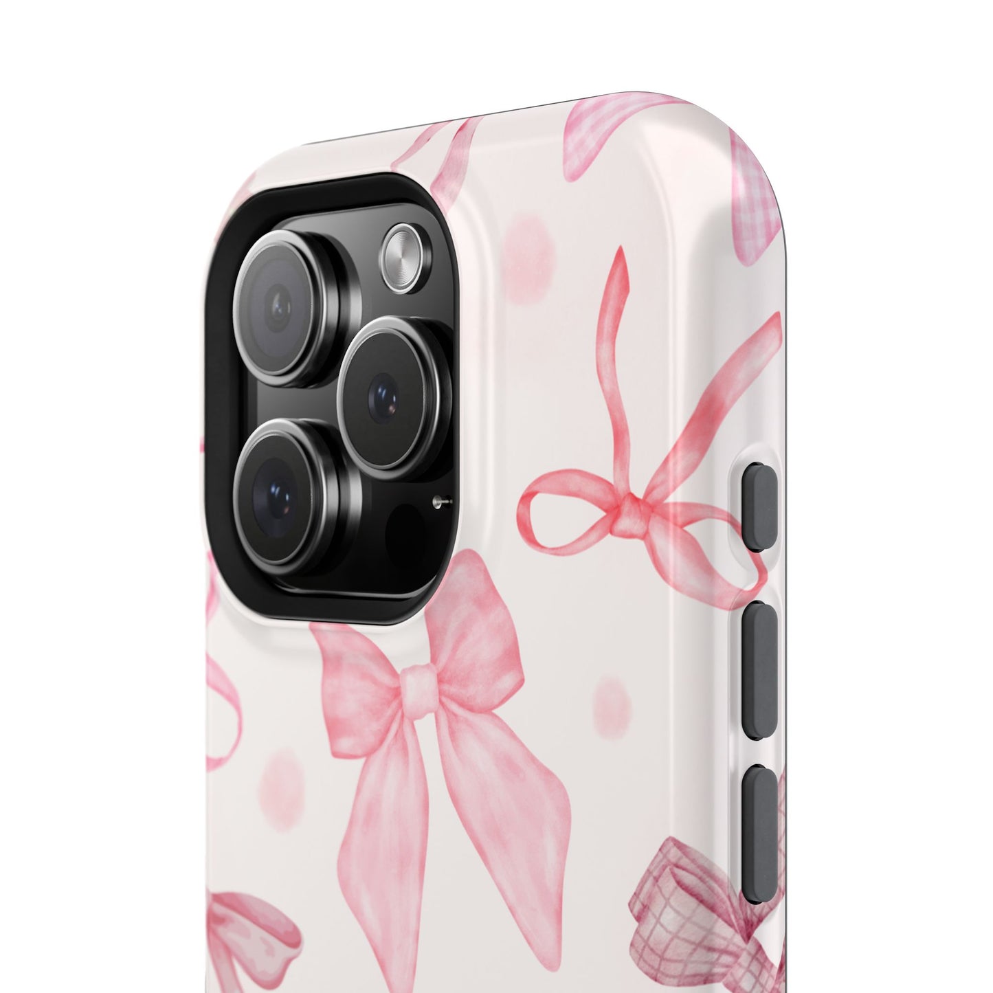 Pink Bows Impact-Resistant Phone Case