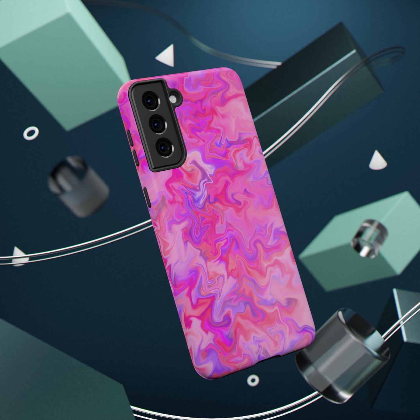 Hot Pink Fantasy Impact-Resistant Phone Case