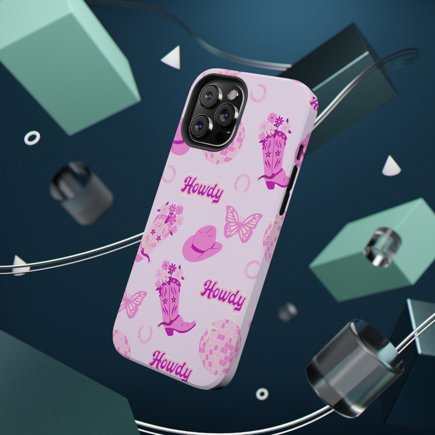 Howdy Cowgirl Impact-Resistant Phone Case