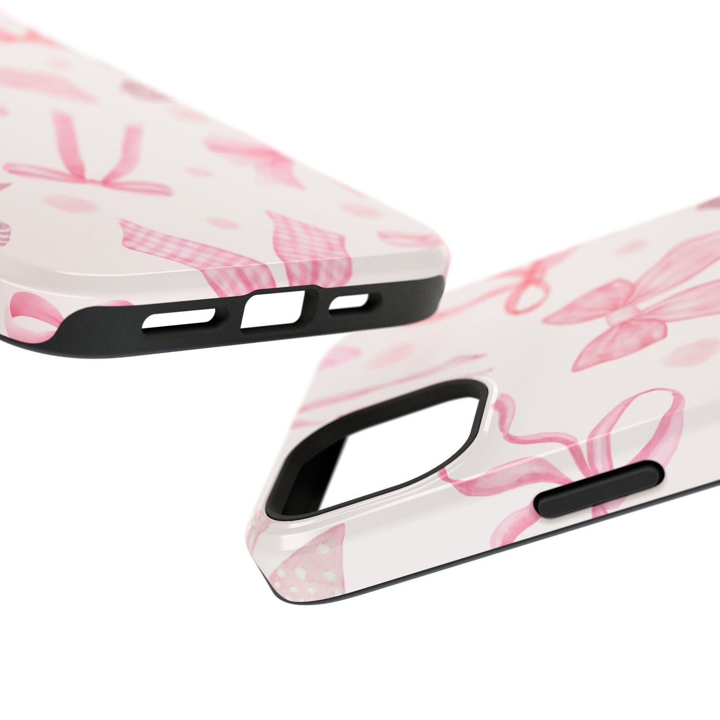 Pink Bows Impact-Resistant Phone Case