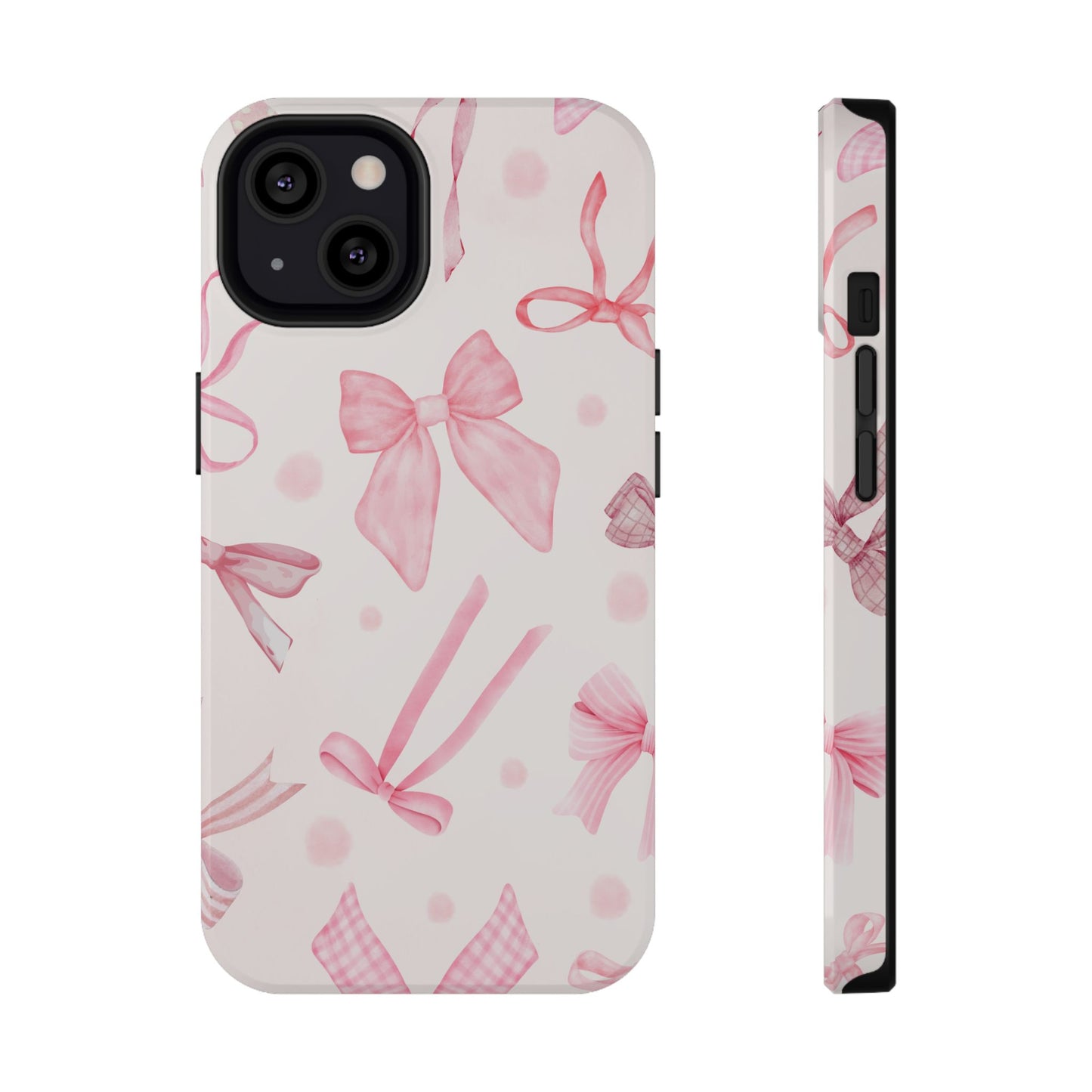 Pink Bows Impact-Resistant Phone Case