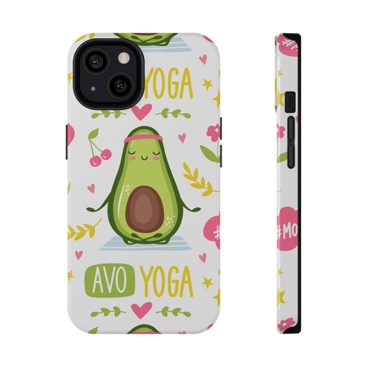 Avocado Yoga Impact-Resistant Phone Case