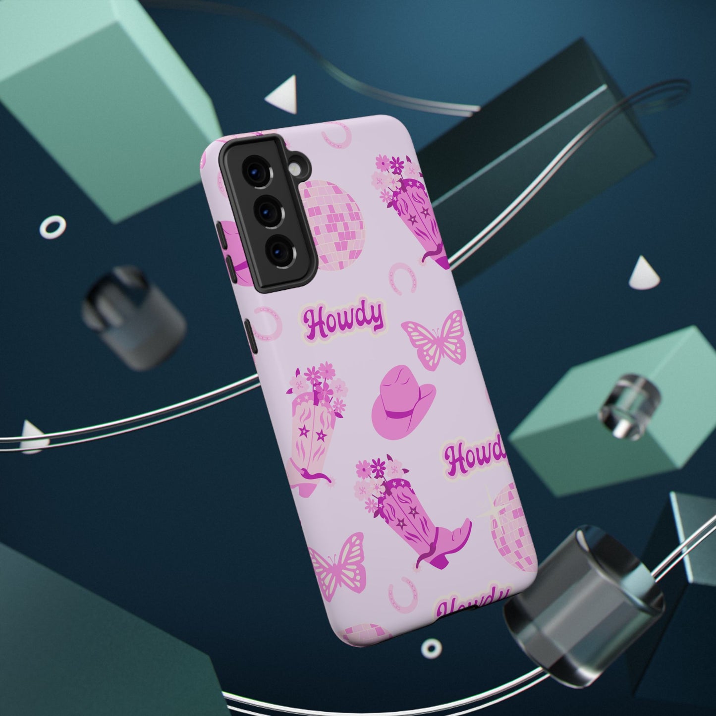 Howdy Cowgirl Impact-Resistant Phone Case