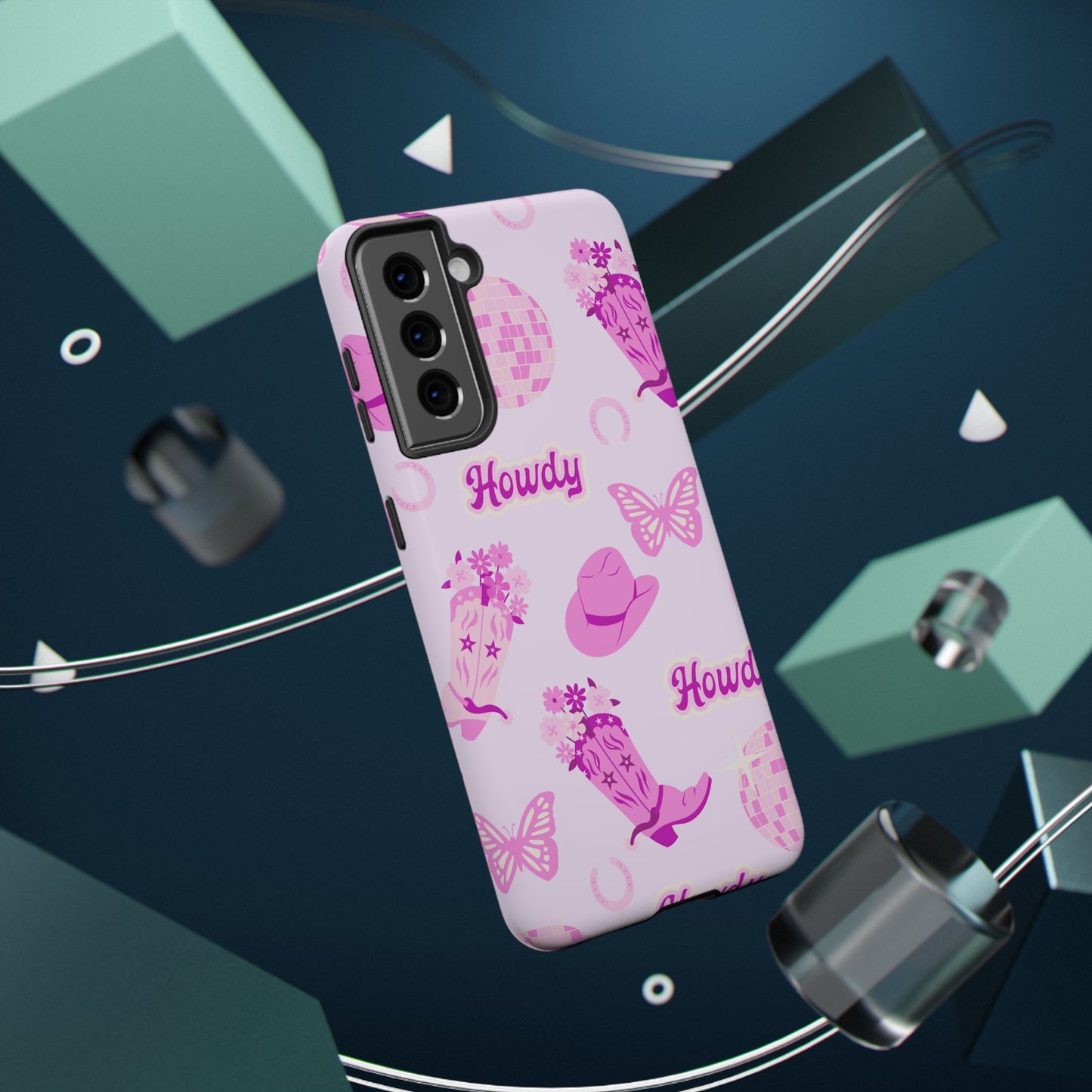 Howdy Cowgirl Impact-Resistant Phone Case