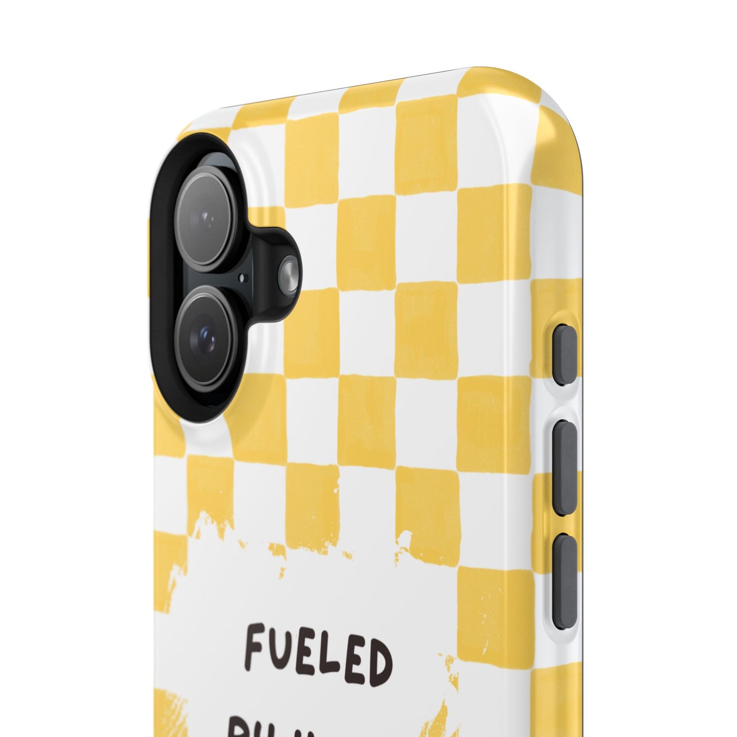 Fueled By Happy Thoughts Impact-Resistant Phone Case