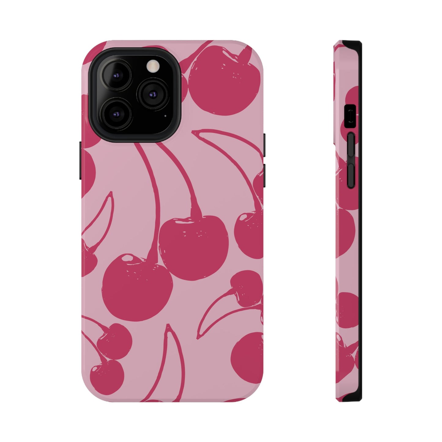 Pink Juicy Cherry Impact-Resistant Case