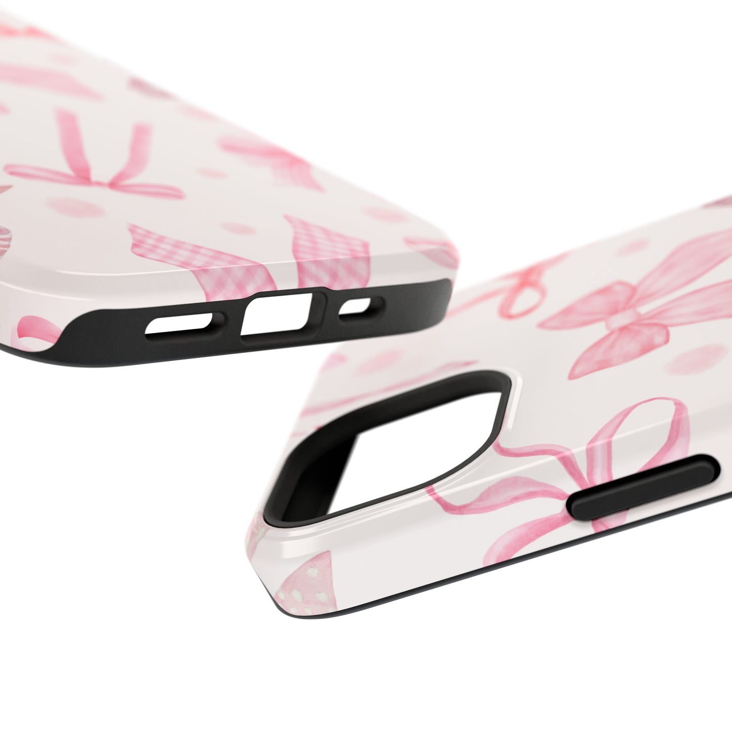 Pink Bows Impact-Resistant Phone Case