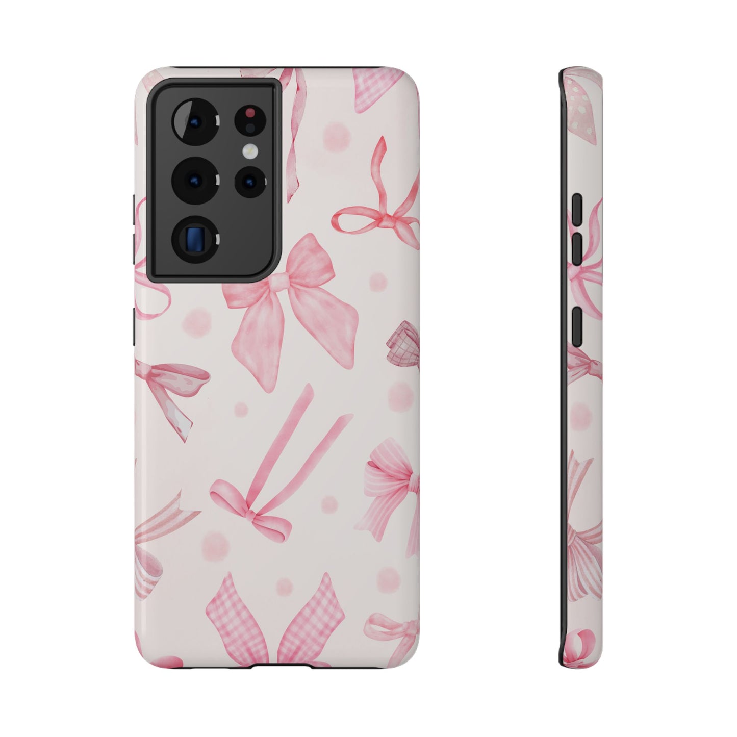 Pink Bows Impact-Resistant Phone Case