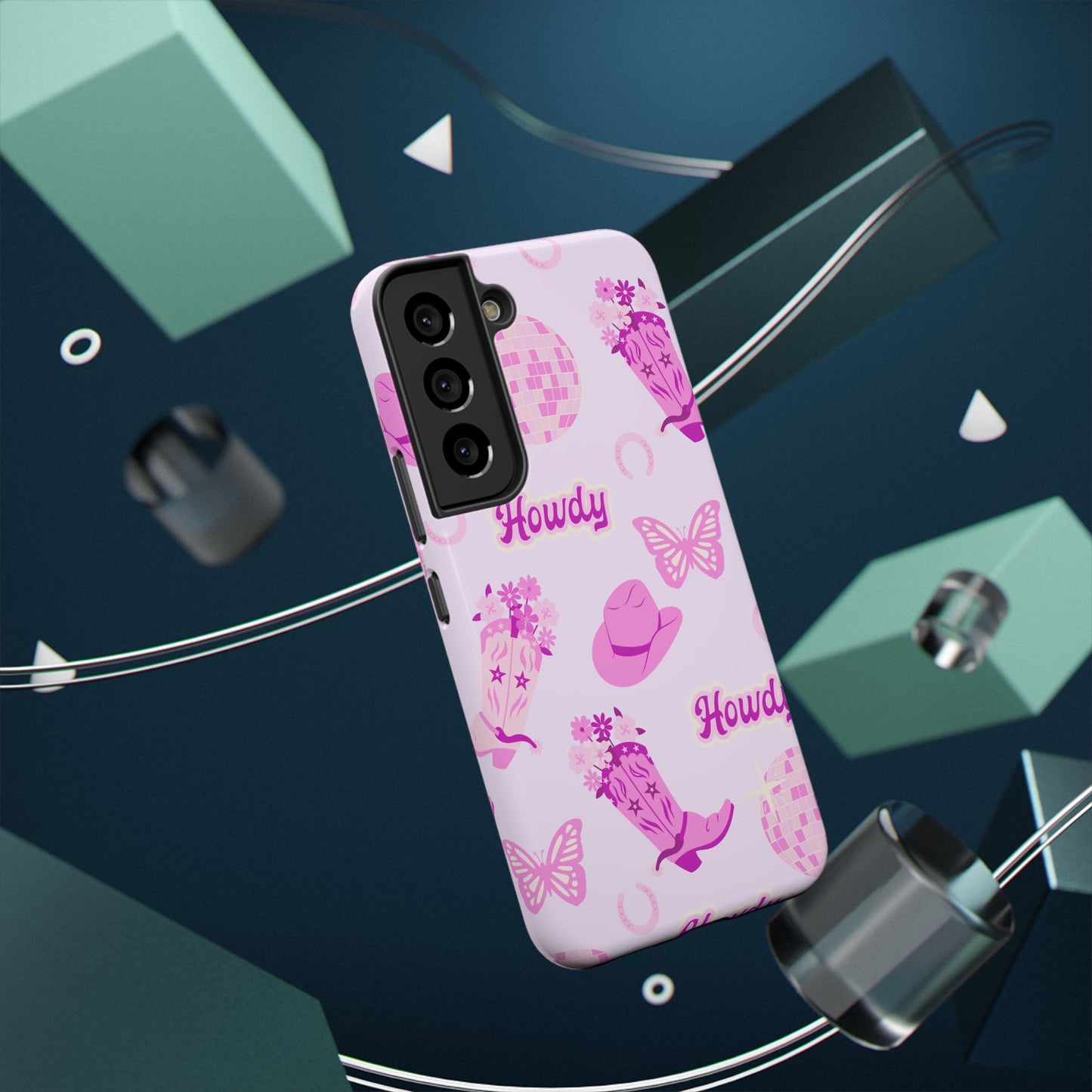 Howdy Cowgirl Impact-Resistant Phone Case