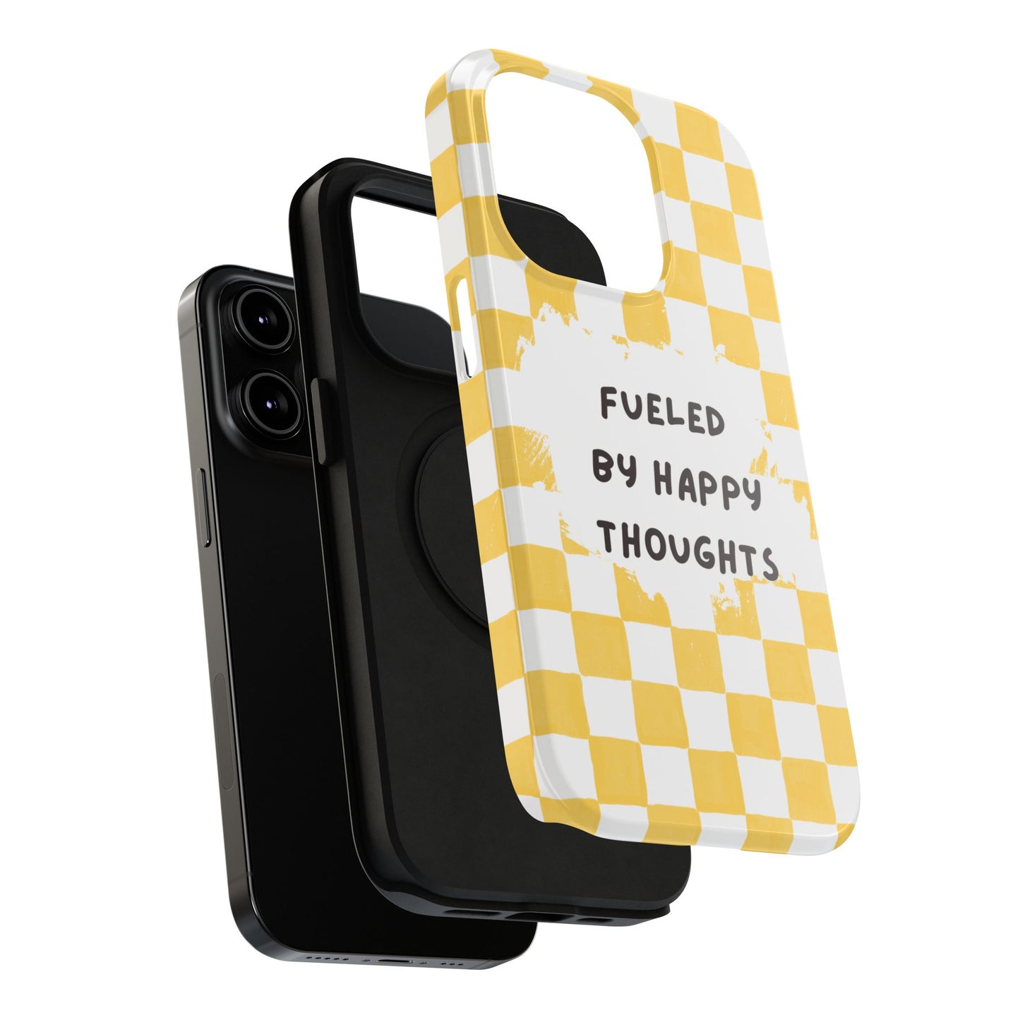 Fueled By Happy Thoughts Impact-Resistant Phone Case