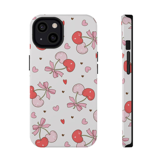 Coquette Cherry Pop Impact-Resistant iPhone Case